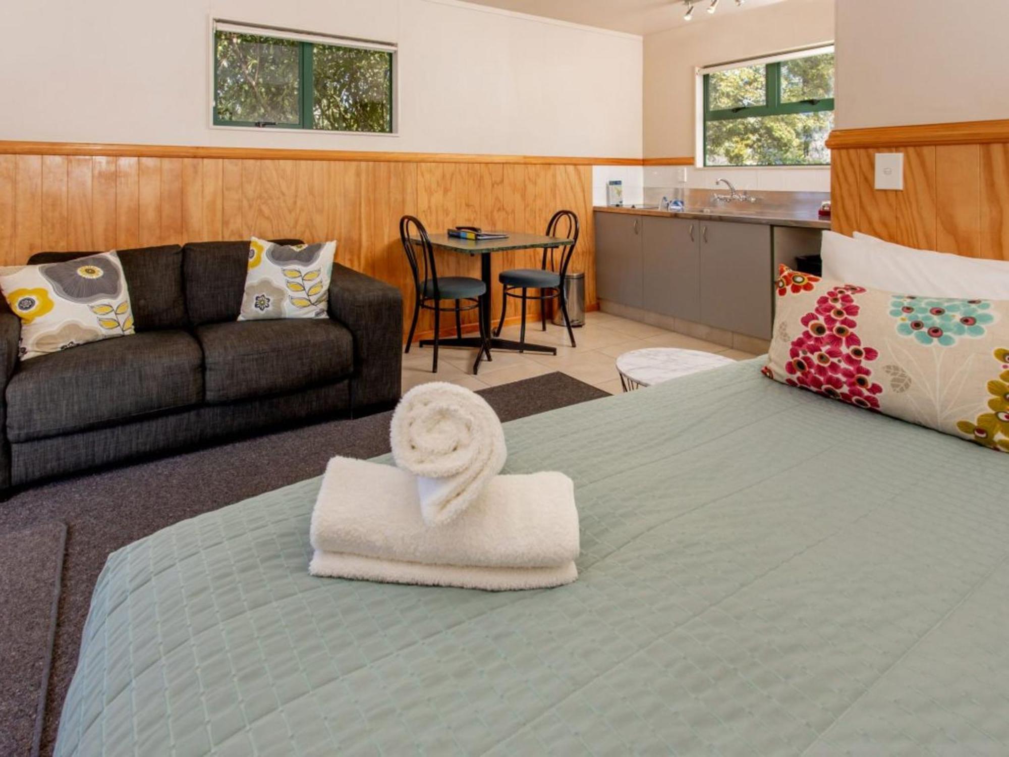 Motueka Top 10 Holiday Park Hotell Rom bilde